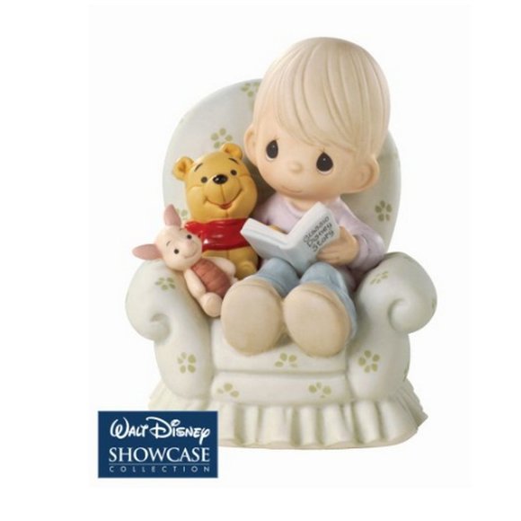 Vtg Disney Winnie Pooh PRECIOUS MOMENT Everything Better Friend Figurine Collect